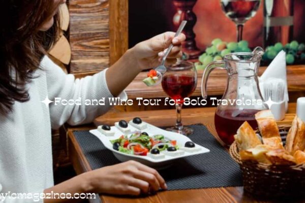 Food and Wine Tour for Solo Travelers