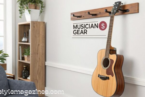Musician’s Gear Wood Guitar Wall Hanger Natural Coupon Code